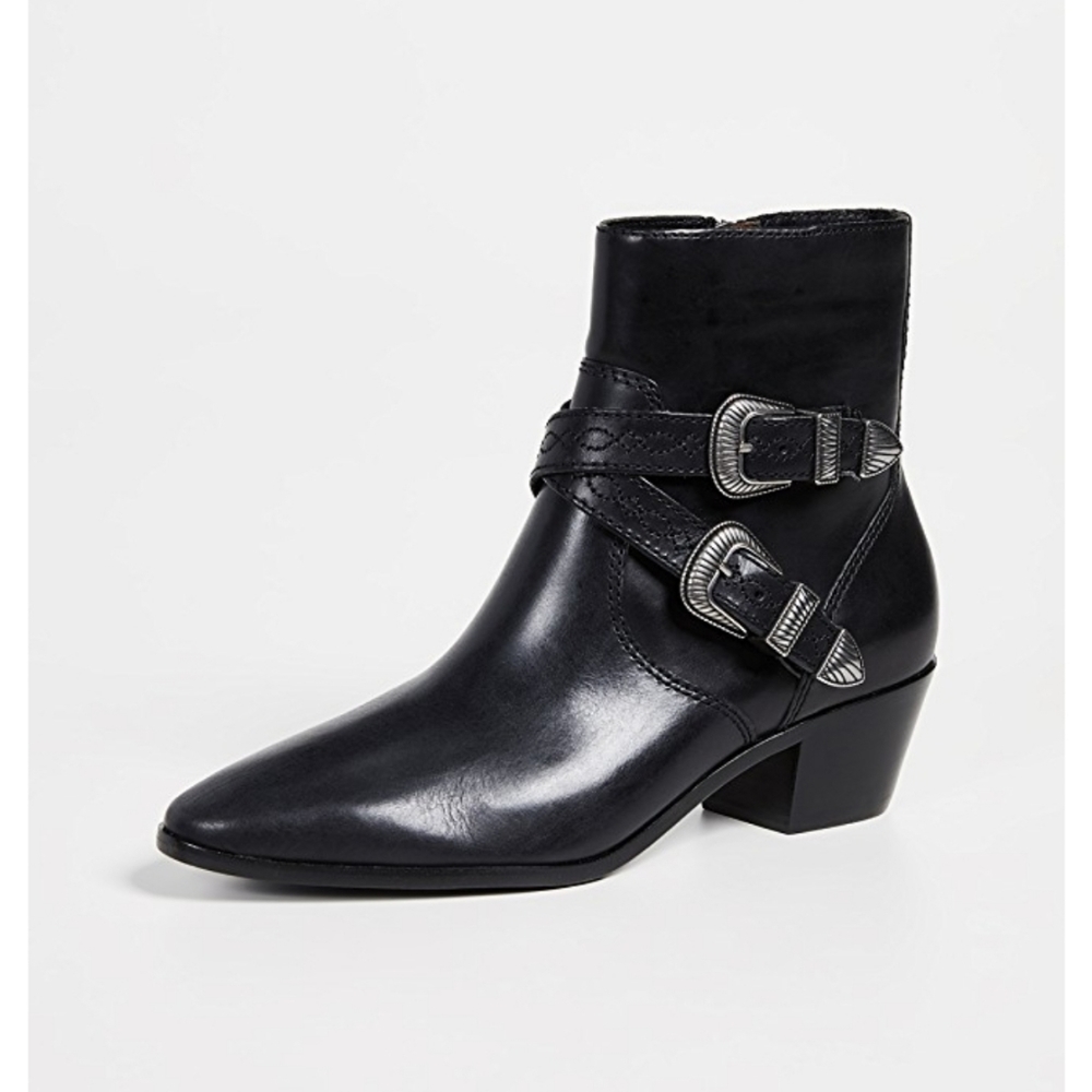 Gorgeous Frye Double-Buckle Booties - Picture 3 of 8